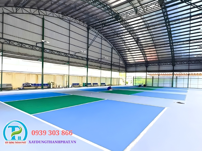 Dự án sân pickleball theo báo giá thi công trọn gói