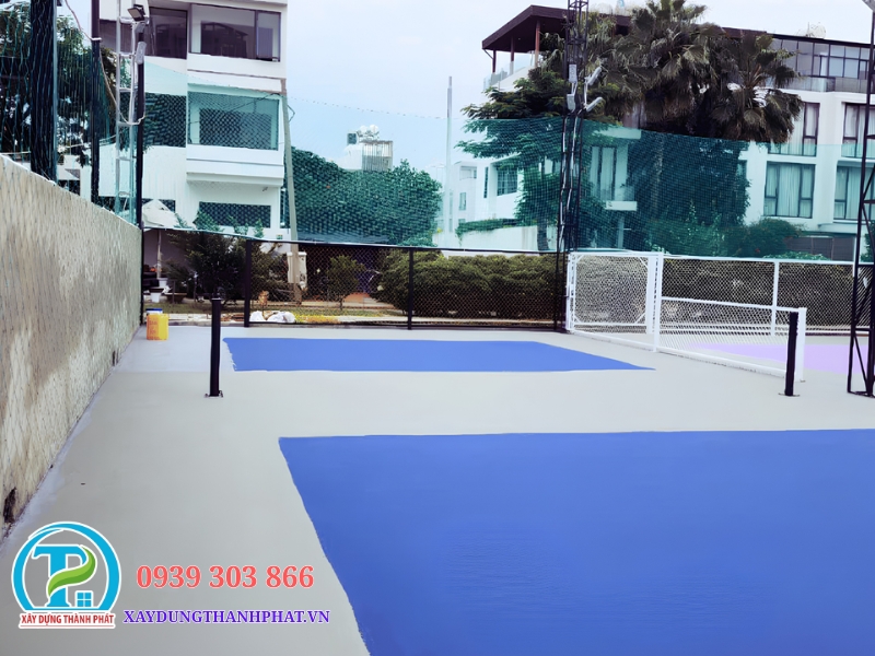 Sân pickleball KDC Minh Sơn theo báo giá thi công trọn gói