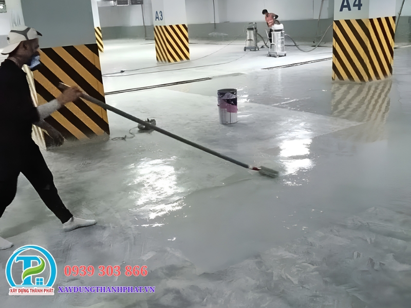 Xây Dựng Thành Phát – Đơn vị thi công sơn PU tự san phẳng Vũng Tàu uy tín, mang đến giải pháp sàn bền vững, an toàn