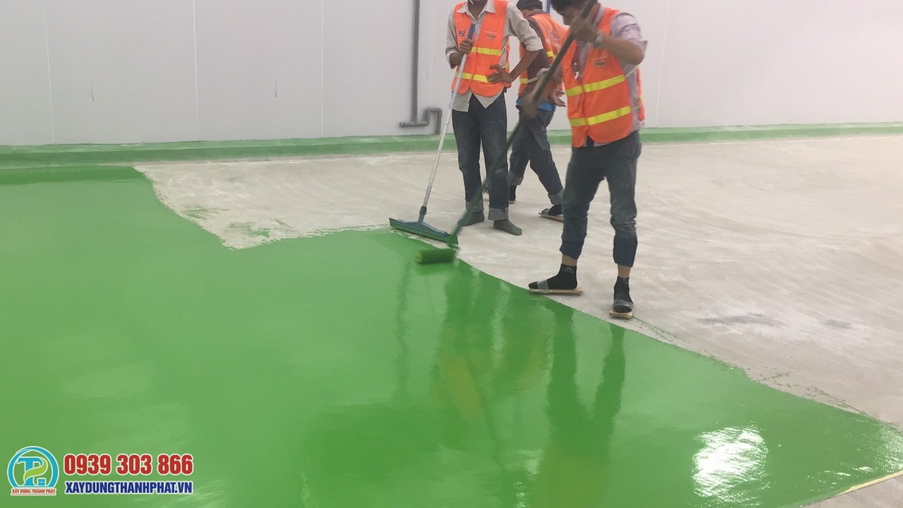 THI CÔNG SƠN PU TỰ SAN PHẲNG ĐỒNG NAI CHUẨN KỸ THUẬT 5 Thi công sơn PU tự san phẳng đồng nai chuẩn kỹ thuật