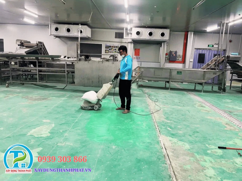 hi công sơn PU tự san phẳng Đồng Nai