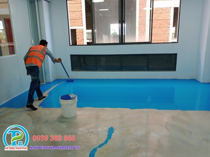 đơn vị thi công sơn sàn epoxy chuyên nghiệp, cam kết tiến độ SLA