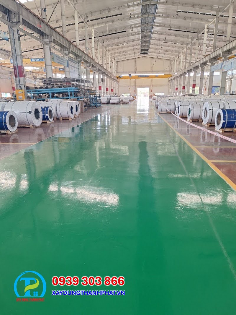Sơn Epoxy Nền Nhà Xưởng Chất Lượng Cao | Xây Dựng Thành Phát 6 Dịch vụ sơn epoxy nền nhà xưởng chuyên nghiệp tại Thành Phát