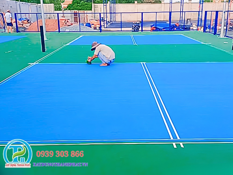 báo giá thi công sân pickleball hcm - Xây Dựng Thành Phát cam kết minh bạch