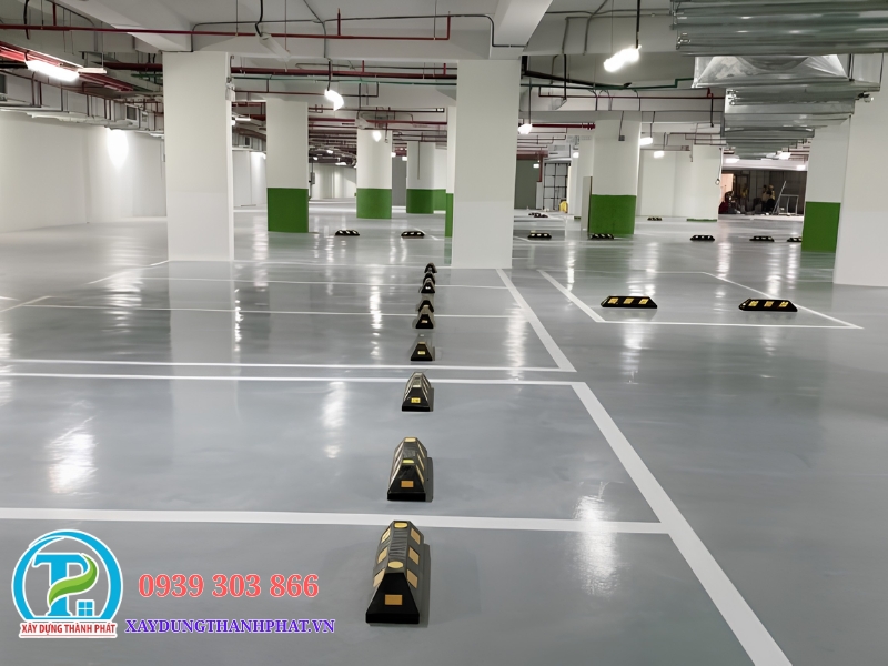 thi công sơn sàn epoxy giá rẻ - nghiệm thu và bàn giao công trình