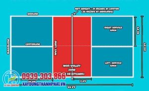 Kích Thước Sân Pickleball Thi Đấu Quốc Tế - Hướng Dẫn Thi Công Sân Pickleball