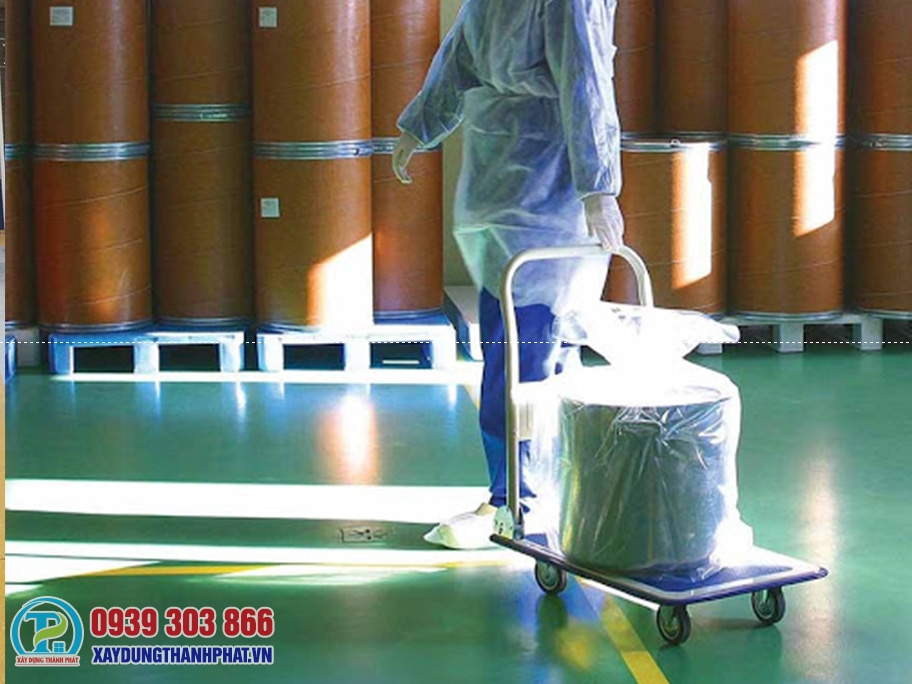 Thi công sơn Epoxy kháng hóa chất