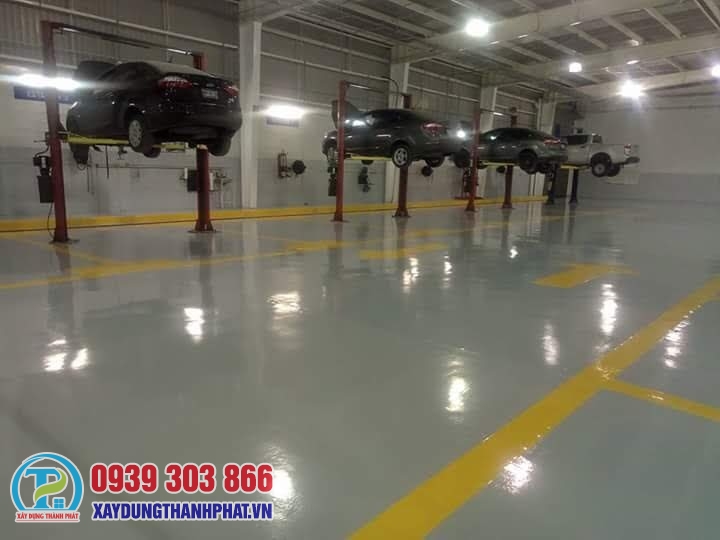 Đơn Vị Thi Công Sơn Epoxy Kẻ Vạch Bãi Đậu Xe Tại Bình Dương Chuyên Nghiệp