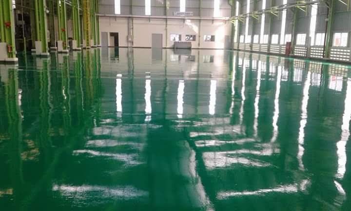                Báo Giá Thi Công Sơn Epoxy Chống Tĩnh Điện Cho Nhà Máy Linh Kiện Điện Tử - Lớp Hoàn Thiện