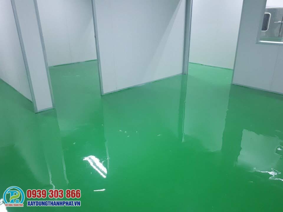 Nhà thầu chuyên nghiệp thi công sơn sàn Epoxy Long An