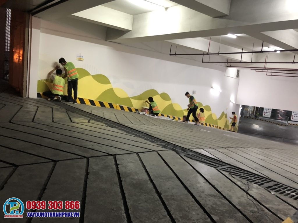 Báo Giá Thi Công Sơn Epoxy Chống Trượt Cho Ram Dốc Tầng Hầm Đậu Xe