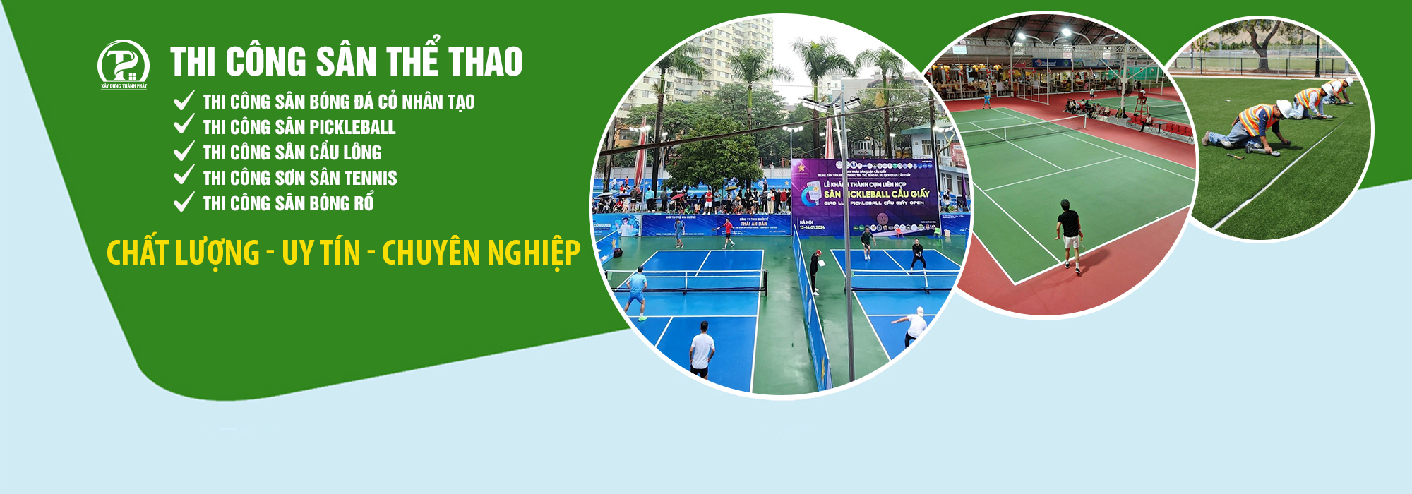 Báo Giá Thi Công Sân Tennis Mới Nhất Năm 2024