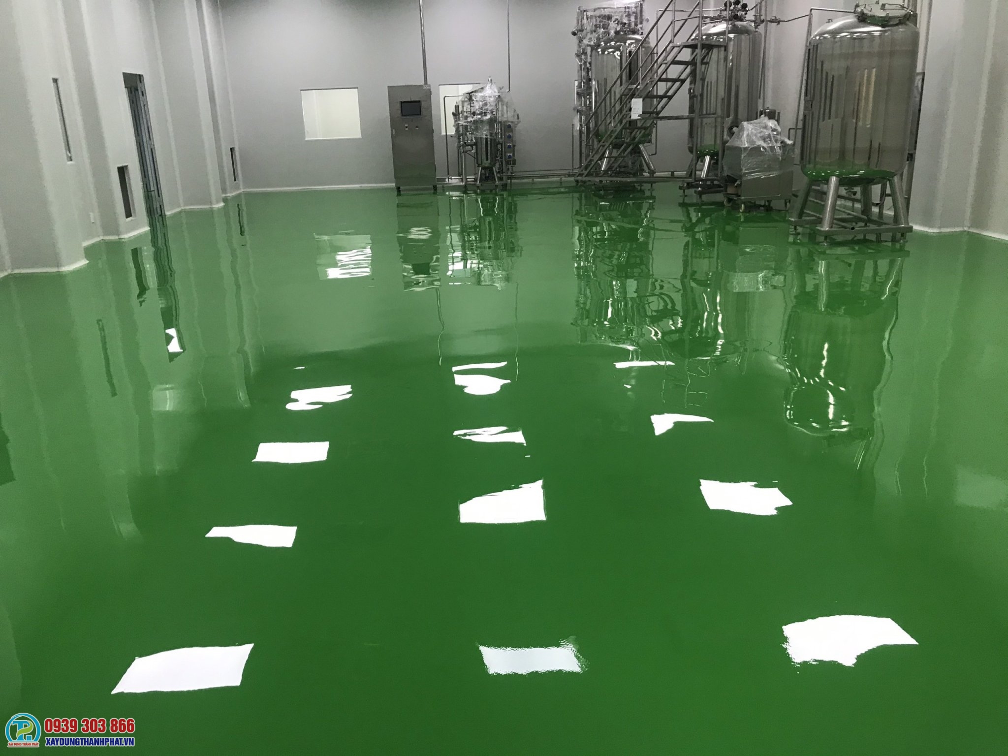 Thi công sơn epoxy tự san phẳng Đồng Nai Chuyên Nghiệp