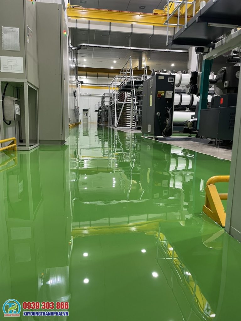 Thi công sơn Epoxy tự san phẳng Vũng Tàu