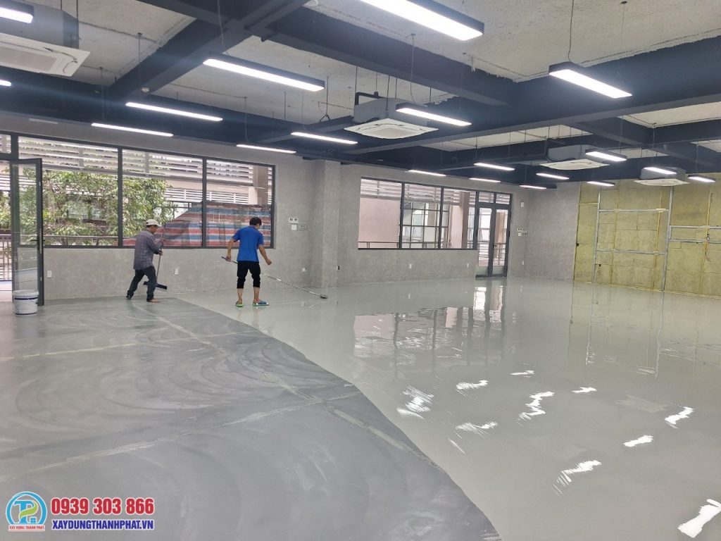 THI CÔNG SƠN EPOXY TỰ SAN PHẲNG LONG AN