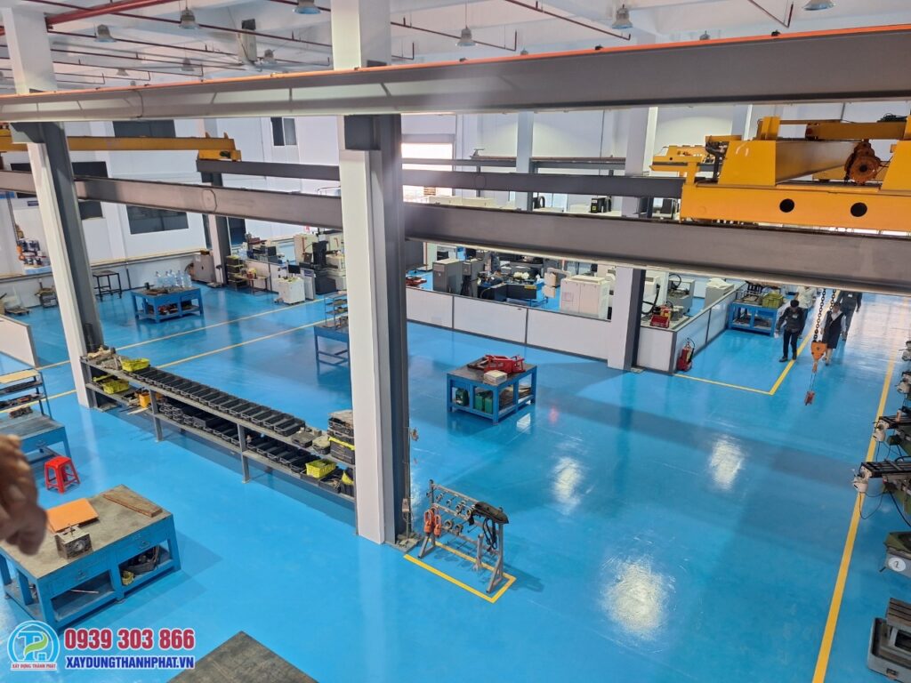 bàn giao sàn sơn epoxy đồng nai hoàn thiện chuyên nghiệp