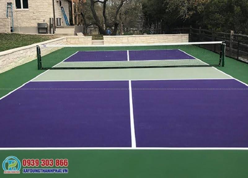 Đơn vị thi công sân Tennis trọn gói