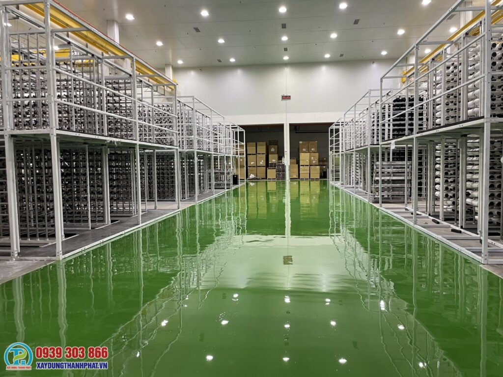 sàn sơn epoxy tự san phẳng tại vũng tàu chất lượng