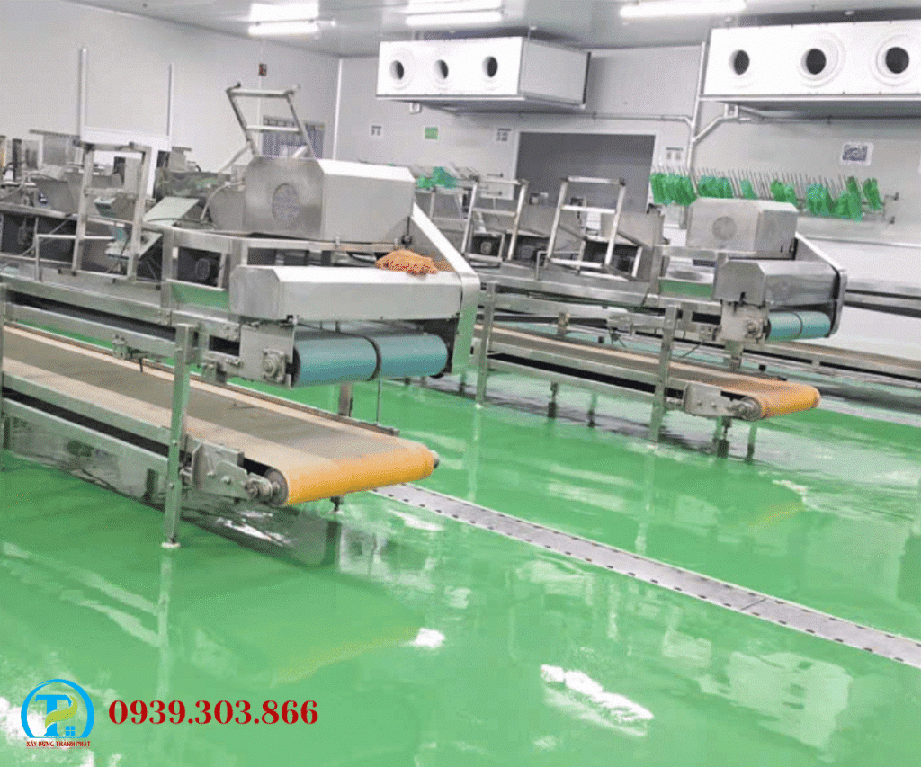 sàn được sơn PU tự san phẳng bình dương chuyên nghiệp.