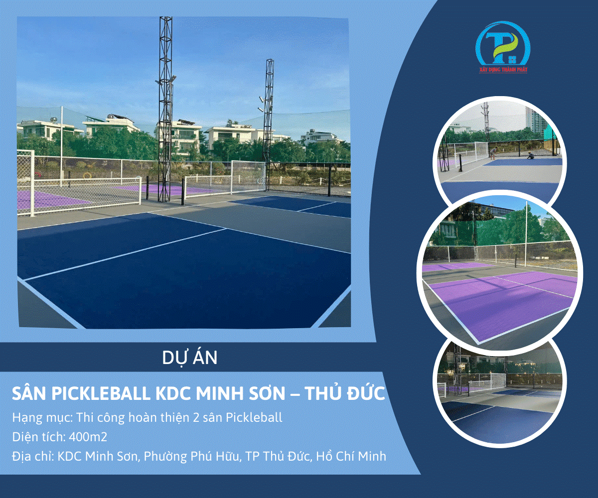 SAN PICKLEBALL KDC MINH SON THU DUC 1