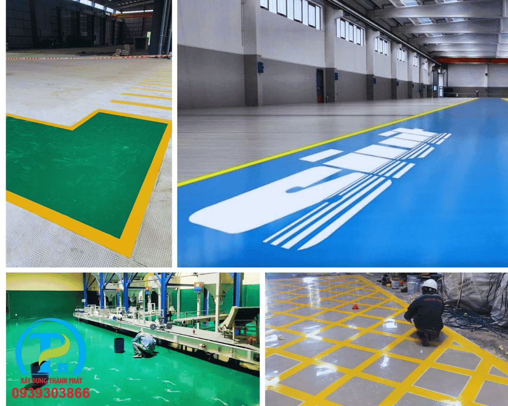 Thi công sơn sàn nhà xưởng epoxy đạt chuẩn cao Thi công sơn sàn nhà xưởng epoxy đạt chuẩn cao
