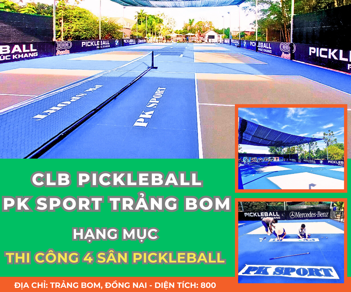 CLB Pickleball Pk Sport Trang Bom 1