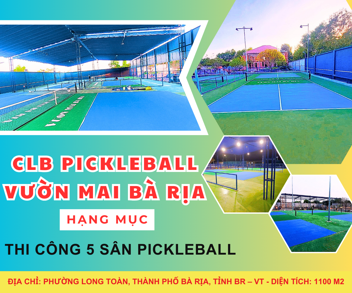 CLB Pickleball Vuon Mai Ba Ria 1