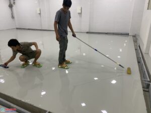 thợ thi công sơn epoxy